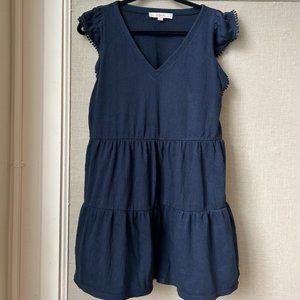 Ann Taylor Loft Ruffled Mini Dress